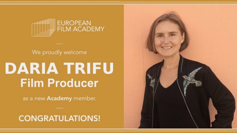 European Film Academy Welcome Producer Daria Trifu as Member